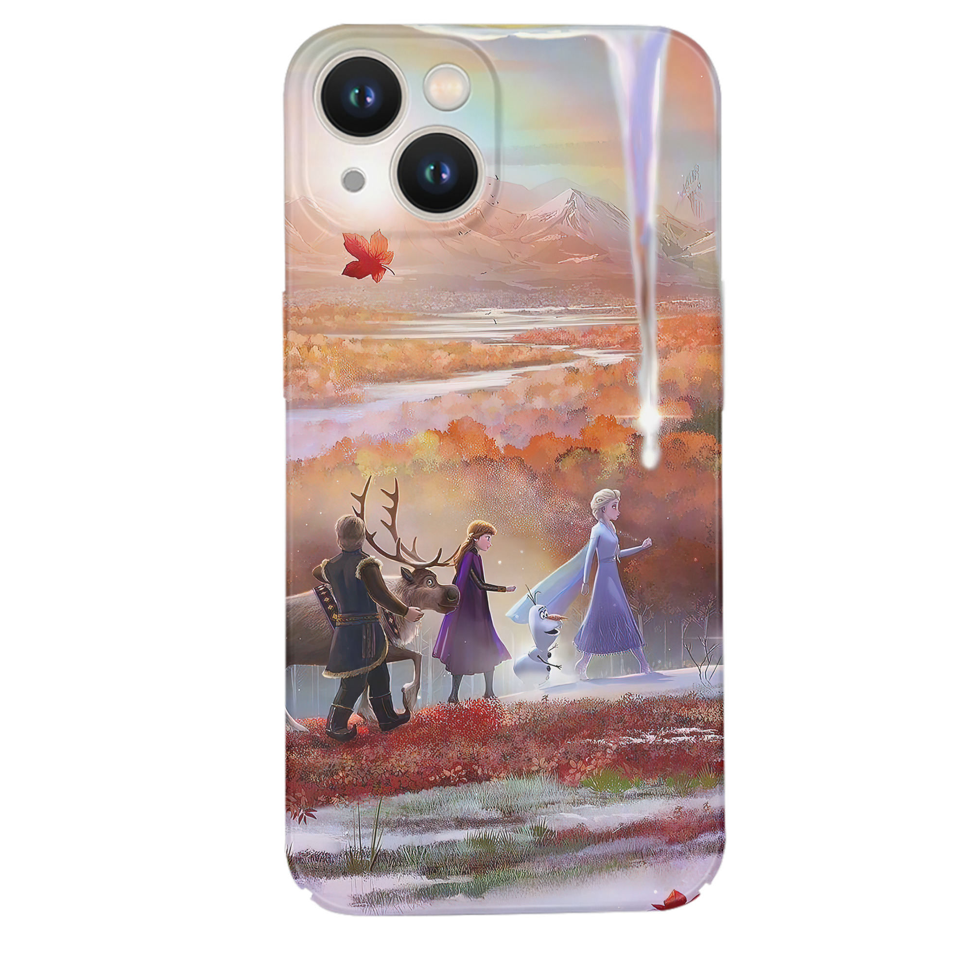 （画像用） アナと雪の女王 アンナ エルサ Frozen Anna Elsa 【iPhone 14シリーズ対応】ハードケース